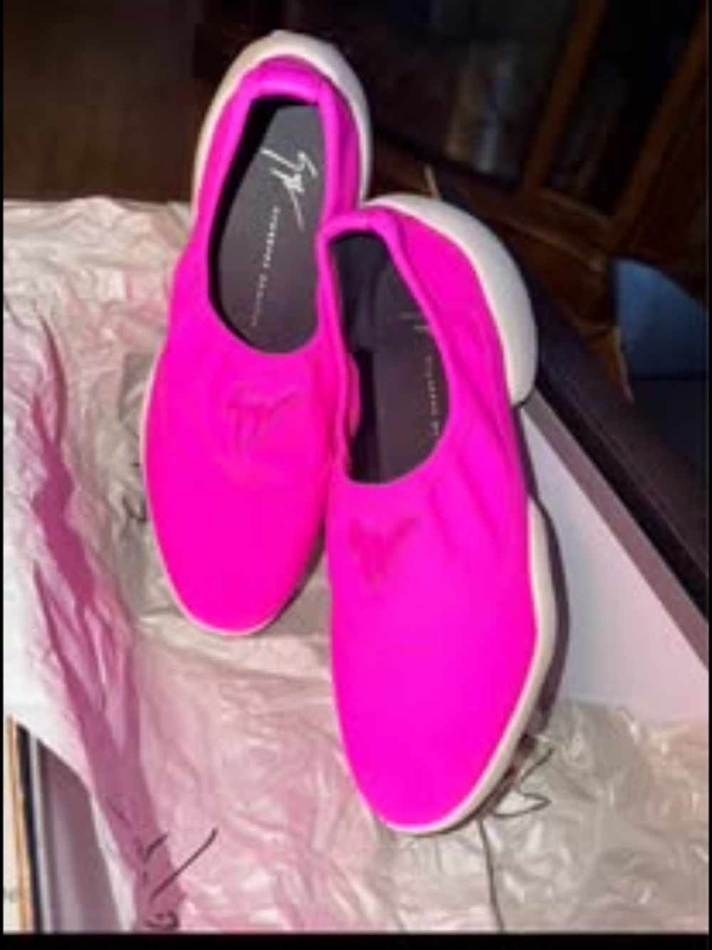 Title Pink Italian Giuseppe Zanotti Light Jump Lt1 size 39 / 8.5-9